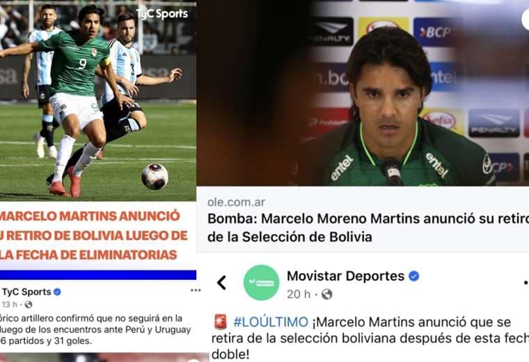 Diferentes medios reaccionaron tras la renuncia de Martins. 