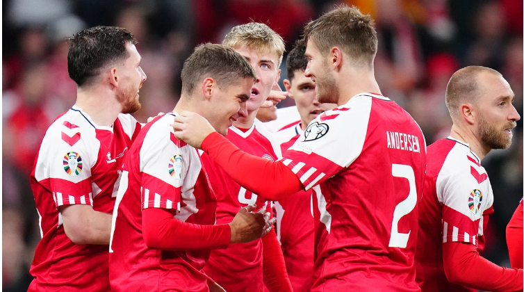 Dinamarca clasificó a la Eurocopa 2024