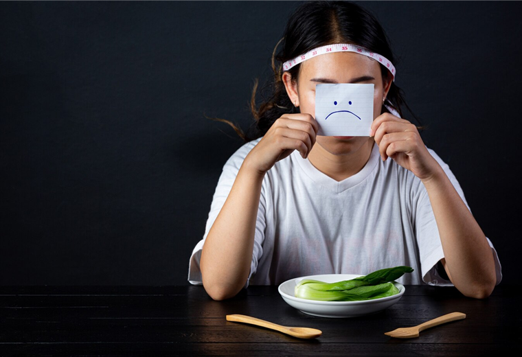 Los trastornos de la conducta alimentaria más comunes son la anorexia y la bulimia