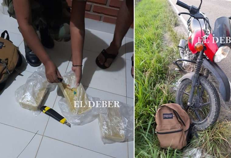 El adolescente trasladaba la droga en una mochila/Foto: Soledad Prado