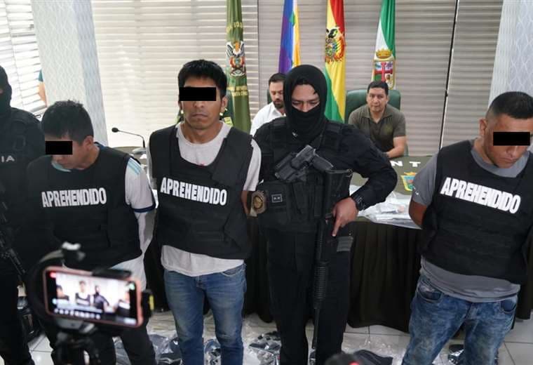 Los atracadores de nacionalidad peruana/Foto: Comando de la Policía
