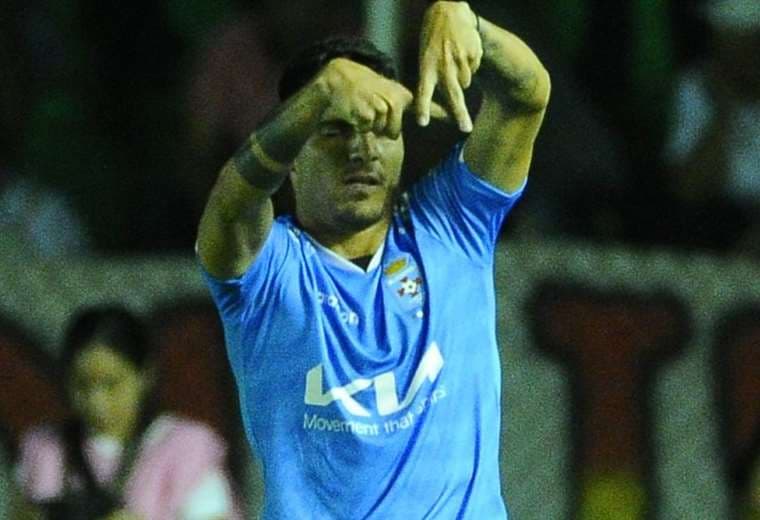 Fernando Arismendi festeja el gol que le marcó a Oriente. Foto: APG