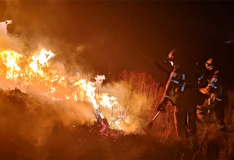 Incendios forestales en La Paz. foto: Mongabay