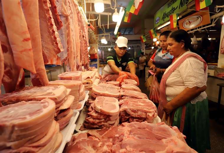 La carne de cerdo es muy apetecida a fin de año /Foto: Jorge Gutiérrez