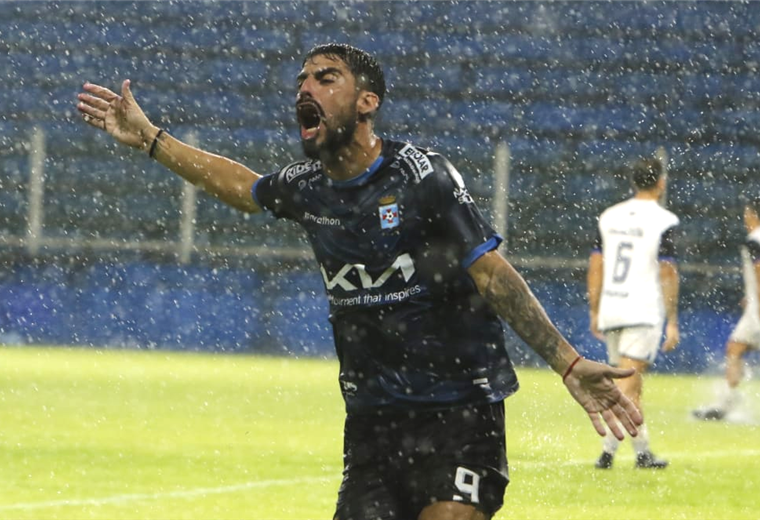 Gasón Rodríguez, marcó un gol ante Palmaflor. Foto. APG