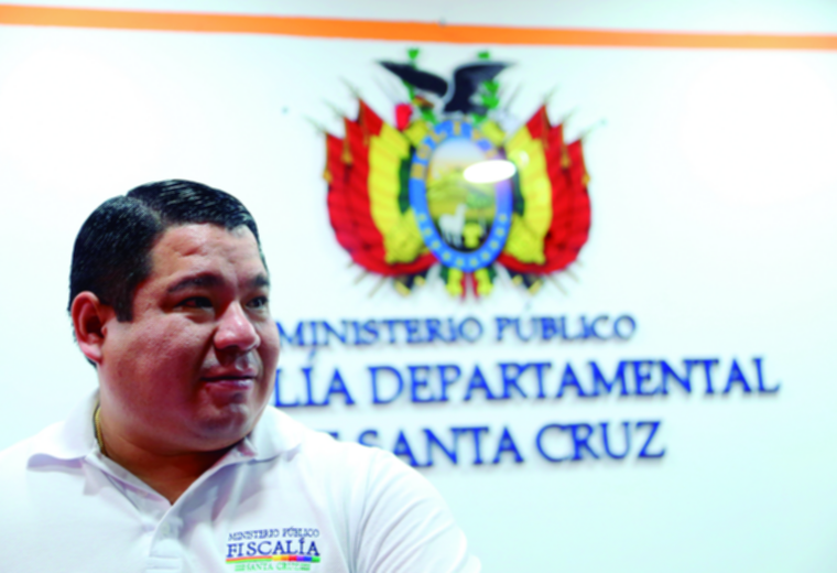 El fiscal departamental de Santa Cruz, Roger Mariaca / Foto: Ricardo Montero