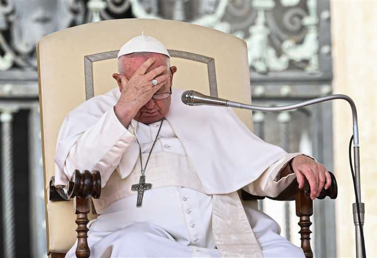 Papa Francisco en audiencia este miércoles en el Vaticano / Foto: AFP