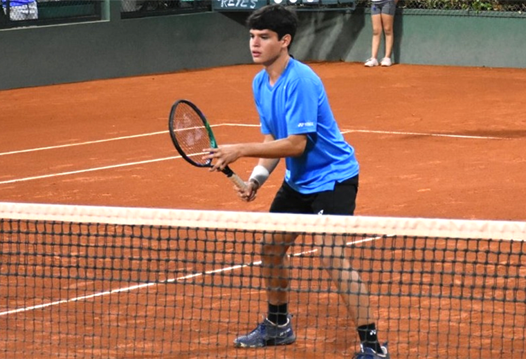 Juan Carlos Prado destaca en el torneo J300 de tenis. Foto. Bolivia Open