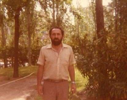 Pica durante su viaje a Madrid en 1983