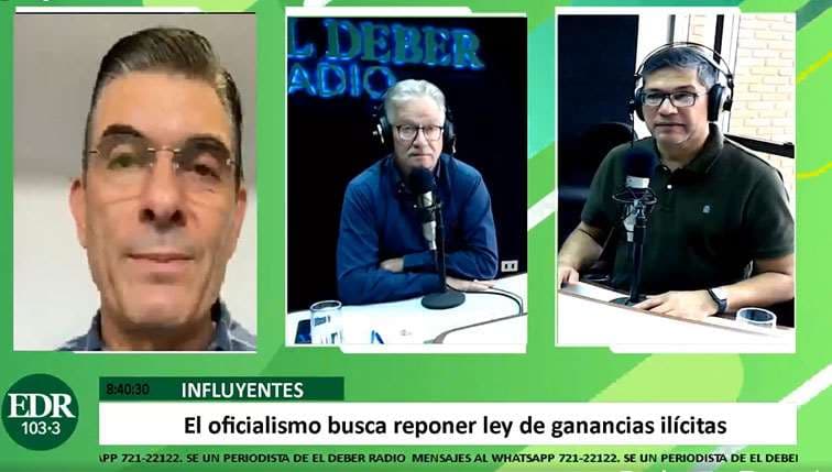 Entrevista al senador Rodrigo Paz Pereira en El Deber Radio. 