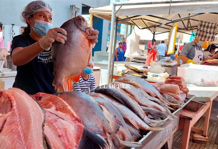 Los comerciantes ofrecen una variedad de pescados/Foto: Ricardo Montero