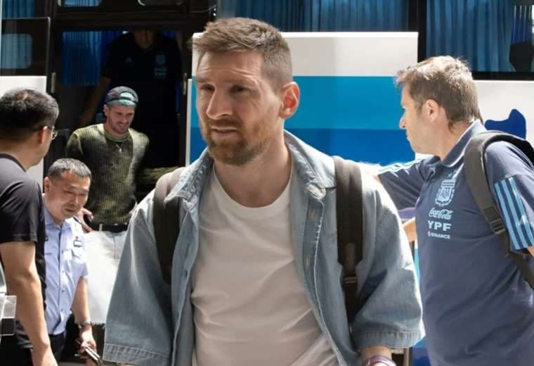 Messi se encuentra en China con la selección argentina. Foto: Internet