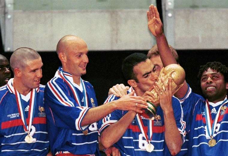 Francia campeona del mundo en 1998.