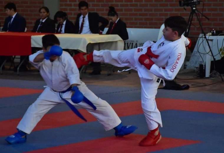 En el nacional participaron karatekas desde los 6 años. Foto: Feboka