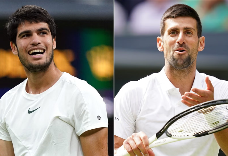 Alcaraz y Djokovic, finalistas de Wimbledon