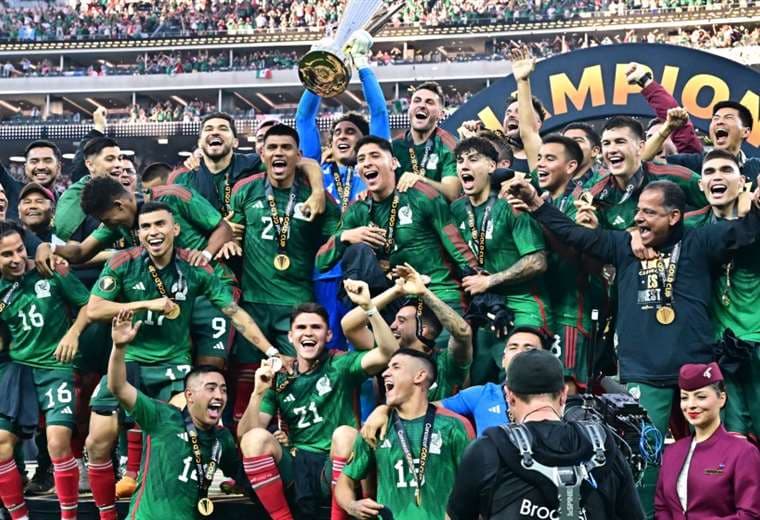 México ganó la Copa de Oro, el último domingo. Foto: AFP