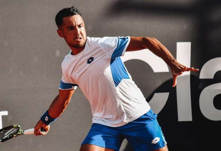 Hugo Dellien jugo singles y dobles en Wimbledon. Foto: Internet
