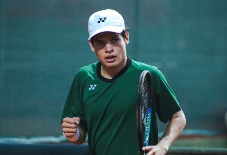 Juan Carlos Prado sigue en ascenso ene l tenis mundial. Foto: FPT