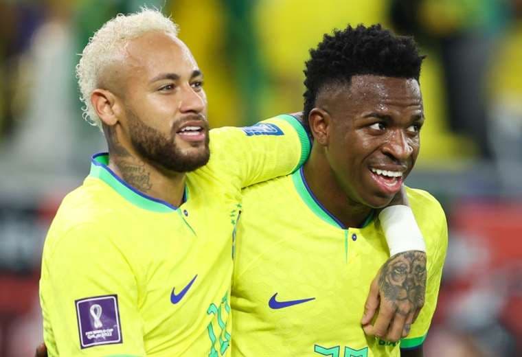 Neymar y Vinicius, dupla goleadora en la Verdeamarilla. Foto: Internet 