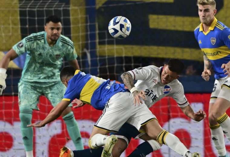 Nacional estuvo más cerca del triunfo ante Boca. Foto: AFP