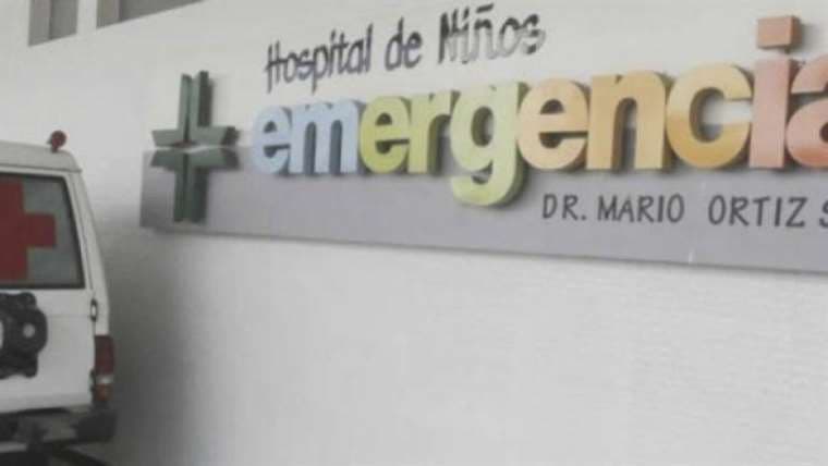 Los niños están internados en el hospital  Mario Ortiz