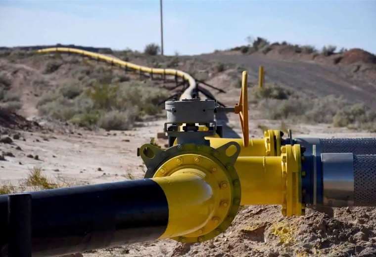 Gasoducto Norte, en Argentina (Foto: Diario Río Negro)