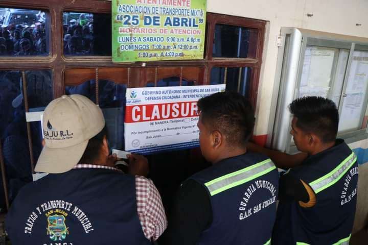 Municipio de San Julián clausuró empresas de transporte por cobros excesivos