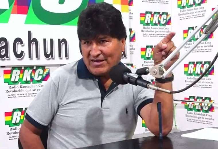 El expresidente Evo Morales. Foto de archivo: Captura/RKC
