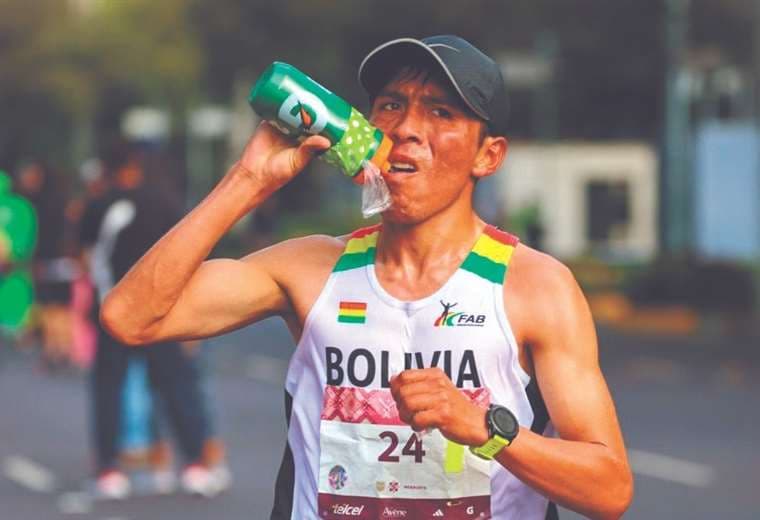 Héctor Garibay, atleta boliviano