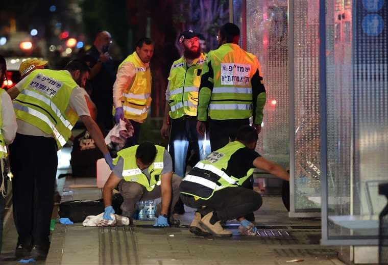 Un ataque "terrorista" en Tel Aviv deja al menos 7 muertos y una decena de heridos