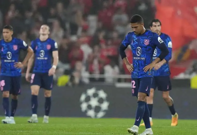 Las cosas no salieron nada bien para el Atlético en su visita al Benfica. Foto: Internet