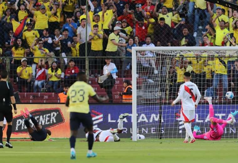 El partido Ecuador-Perú se disputó el 10 de septiembre de este año. Foto: Internet