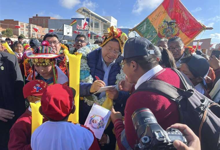 “Los niños y niñas no se tocan”: Arce lanza fuerte mensaje durante la inauguración del Bono Juancito Pinto