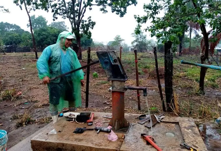 Candelaria vuelve a tener agua en medio de la sequía/Foto: GADSC