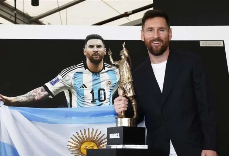 Messi afirmó que se siente "bien físicamente" al recibir el Premio Marca América