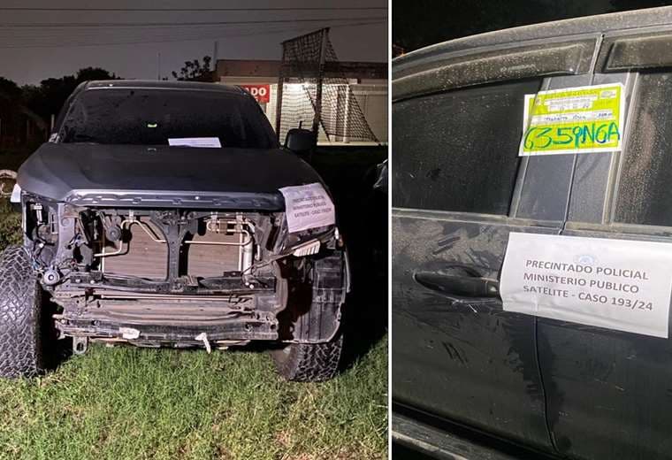 En un taller de chaperío encuentran la camioneta con la que embistieron a dos personas en una moto