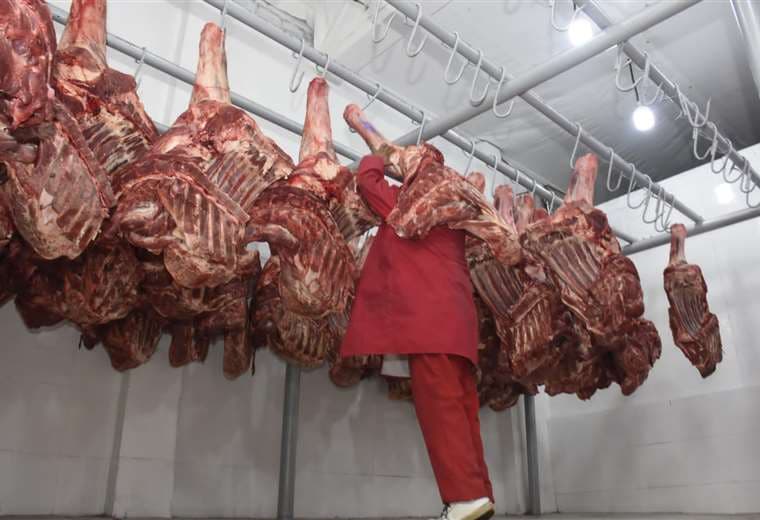 Emapa venderá carne beniana en el mercado paceño /Foto: ABI