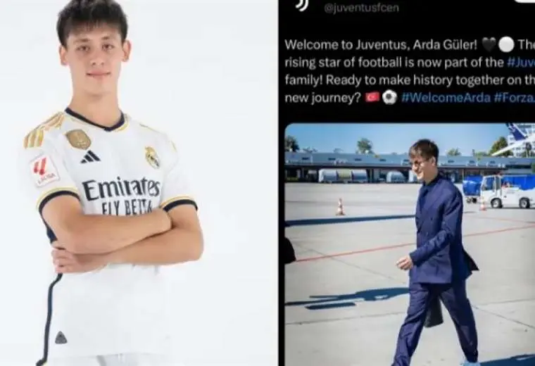 Hackean las redes de la 'Juve' y anuncian a Arda Guler como nuevo jugador