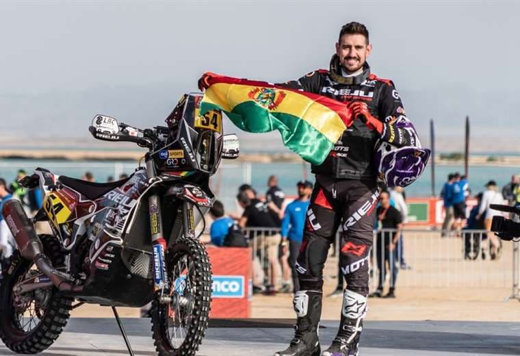 Daniel Nosiglia volverá a hacer flamear la bandera boliviana en el Dakar. Foto: RRSS