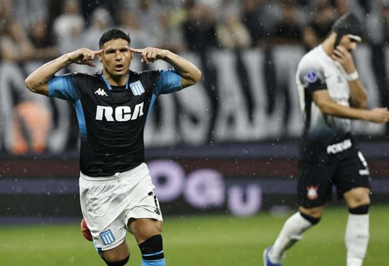 Maximiliano Salas marcó uno de los goles de Racing. Foto: EFE