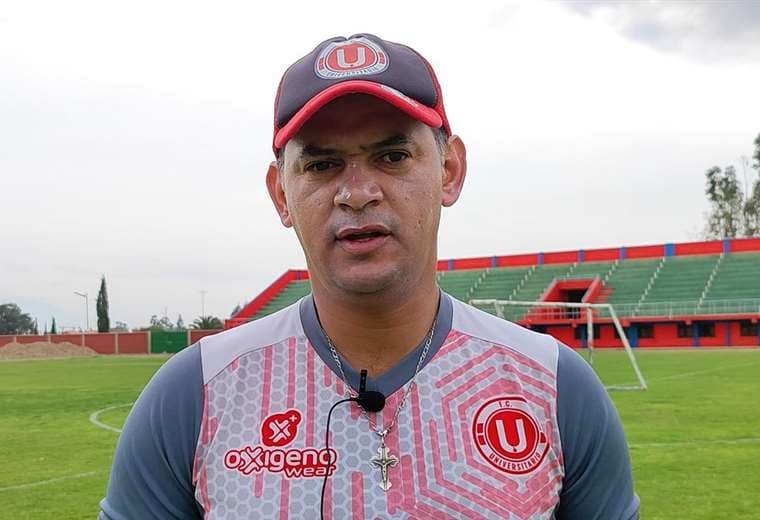 Pablo Godoy, director técnico de la ‘U’ de Vinto. Foto: Captura de pantalla