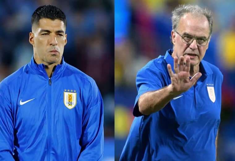 Luis Suárez dio su versión y aún no hubo respuesta de Marcelo Bielsa. Fotos: Internet