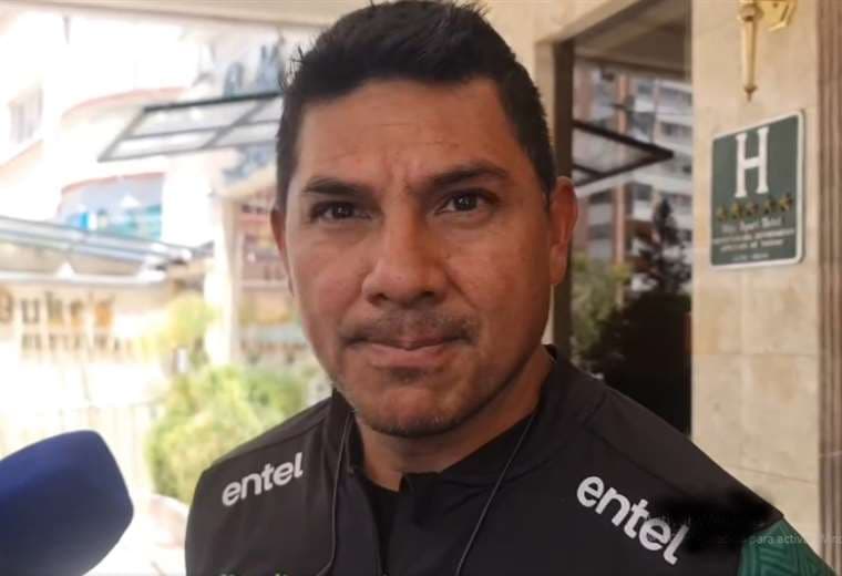 Pablo Siacia, preparador físico de la selección boliviana. Foto: Captura de pantalla