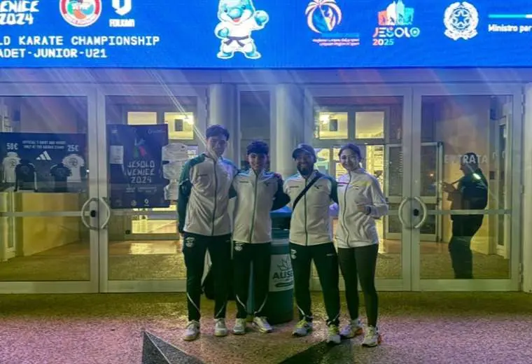 Bolivia tendrá tres representantes en el Mundial de Karate en Italia