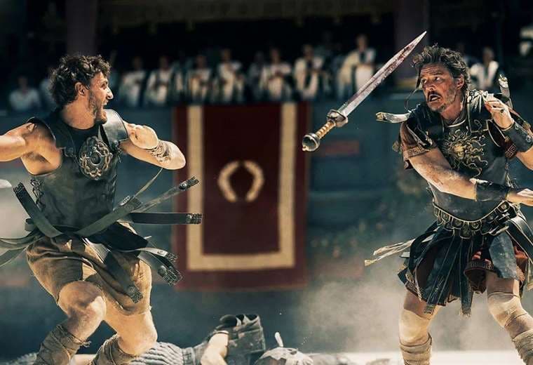 "Es de lejos la mejor película comercial del año": la crítica de la BBC de la secuela de Gladiator