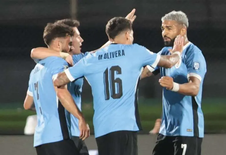 Dramático triunfo de Uruguay sobre Colombia por 3-2, en los descuentos