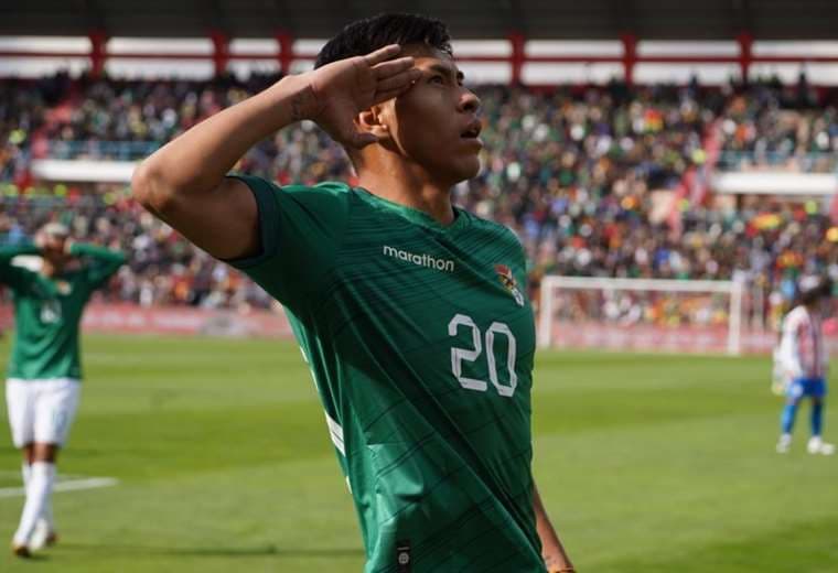 Ervin Vaca, un par de días después de marcar su primer gol con la Verde