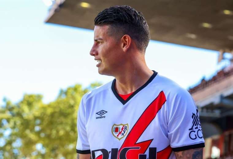 El colombiano James Rodríguez se quedó sin espacio en el Rayo Vallecano