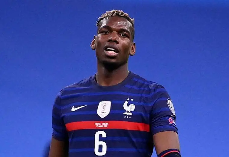 Paul Pogba con la camiseta de la selección de Francia. Foto: Internet