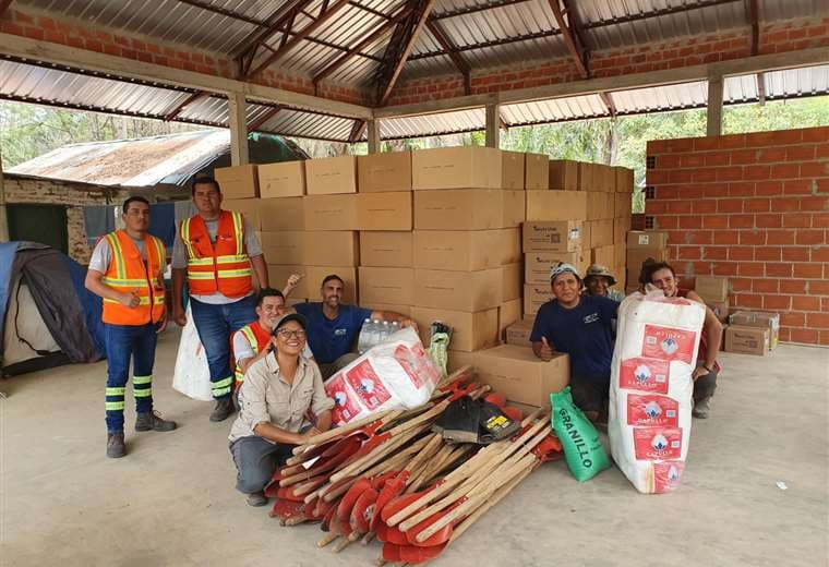 La compañía organizó un plan de acción integral para enfrentar las emergencias